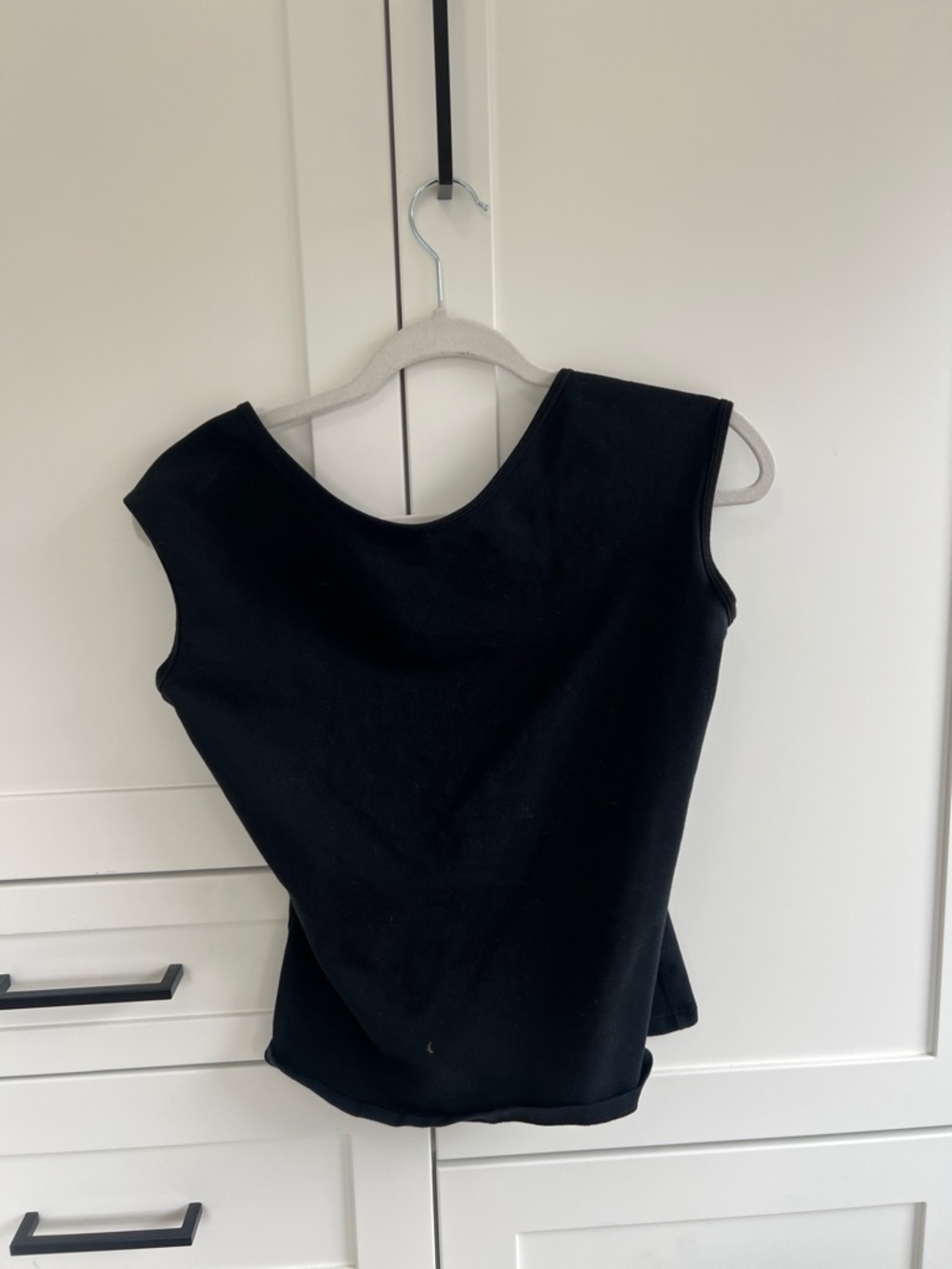 Women's Black Backless Top - Sleek Everyday wear or night out look